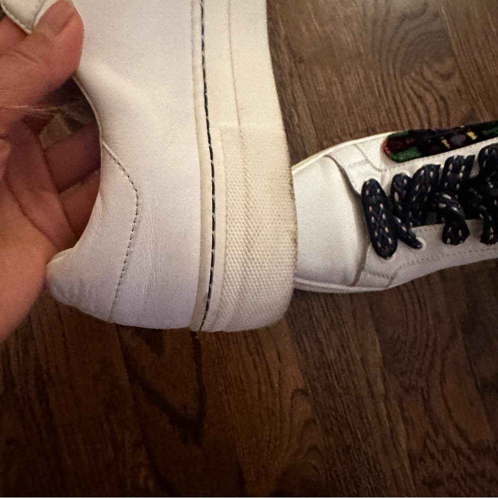 Etro Tribal Patch leather trainer sneaker size EU 39 - Picture 12 of 13